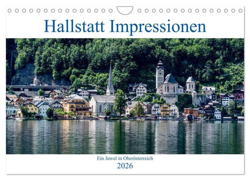 Hallstatt Impressionen (Wandkalender 2026 DIN A4 quer) CALVENDO Monatskalender