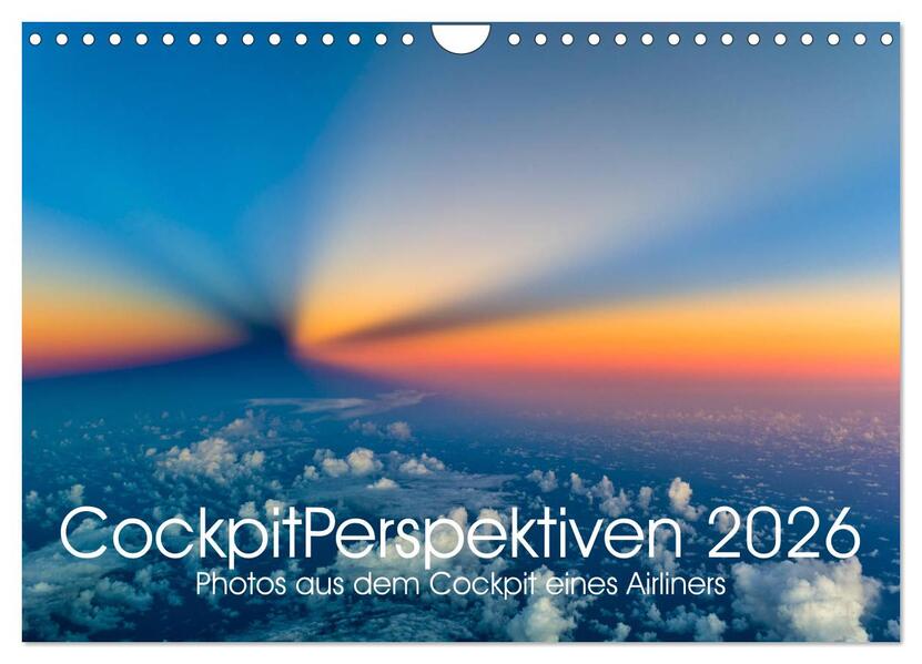 CockpitPerspektiven 2026 (Wandkalender 2026 DIN A4 quer) CALVENDO Monatskalender