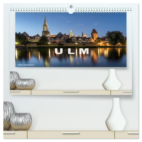 Ulm (hochwertiger Premium Wandkalender 2026 DIN A2 quer) Kunstdruck in Hochglanz