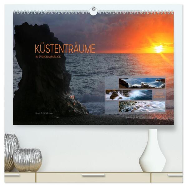 Küstenträume im Panoramablick (hochwertiger Premium Wandkalender 2026 DIN A2 quer) Kunstdruck in Hochglanz
