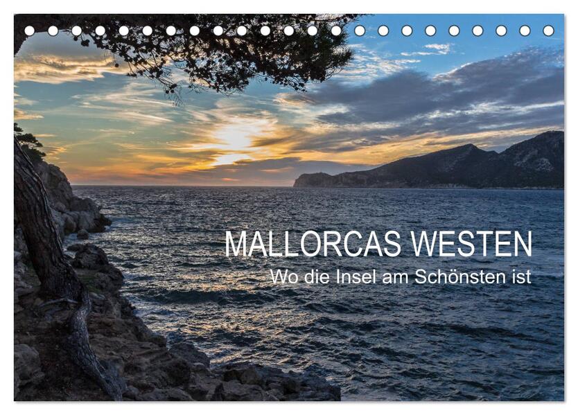 Mallorcas Westen (Tischkalender 2026 DIN A5 quer) CALVENDO Monatskalender