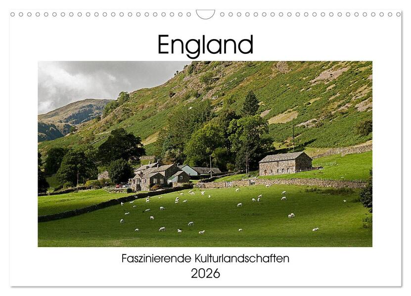 England - Faszinierende Kulturlandschaften (Wandkalender 2026 DIN A3 quer) CALVENDO Monatskalender