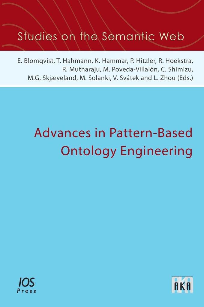 Advances in Pattern-Based Ontology Engineering
