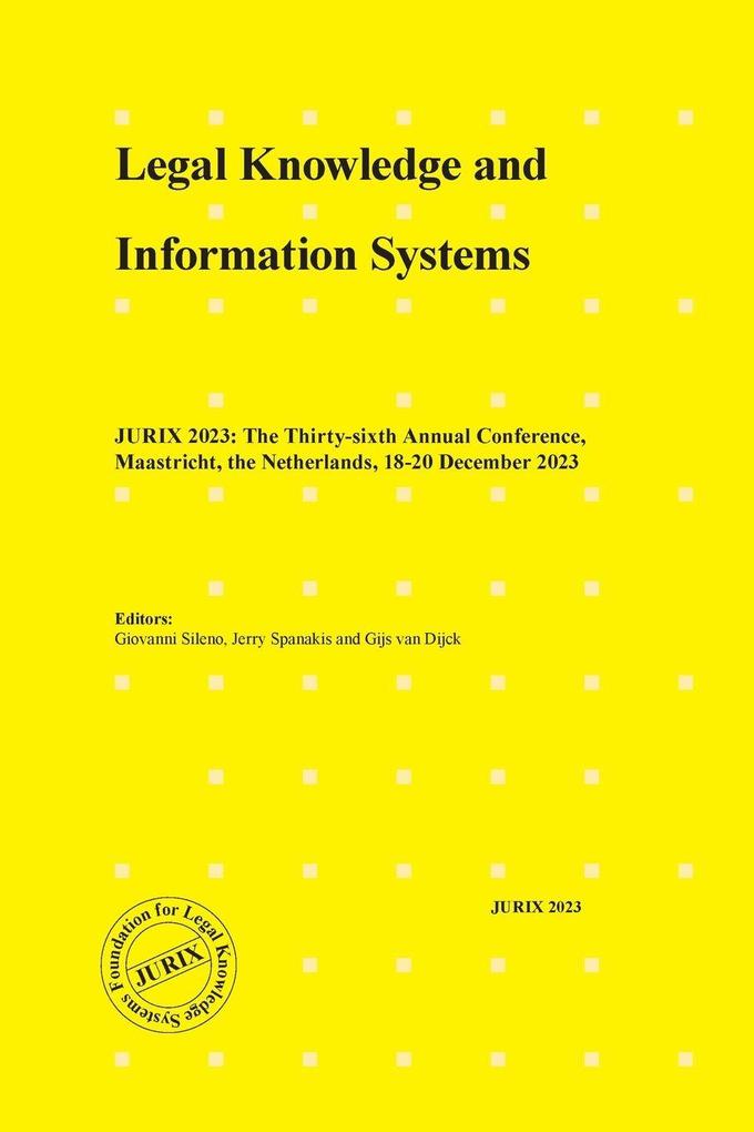 Legal Knowledge and Information Systems