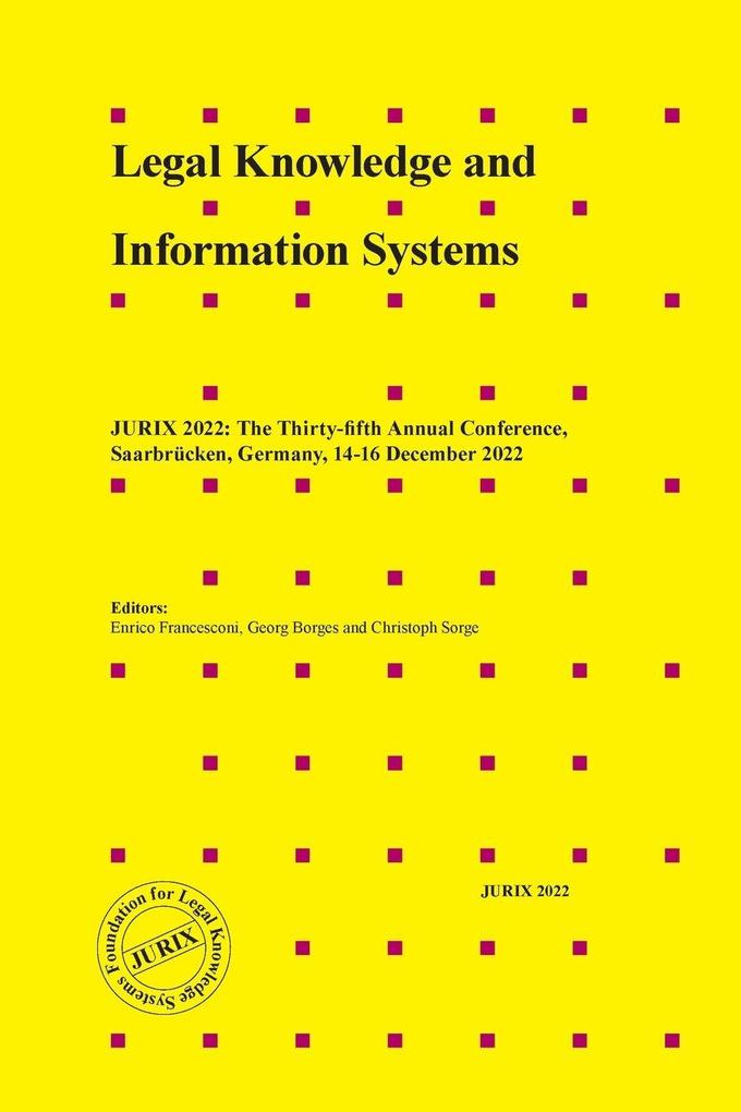 Legal Knowledge and Information Systems