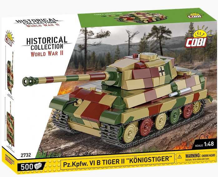 COBI Historial Collection 2732 - Pz.Kpfw. VI B TIGER II 'Königstiger' WWII Bausatz 1:48 500 Klemmbausteine