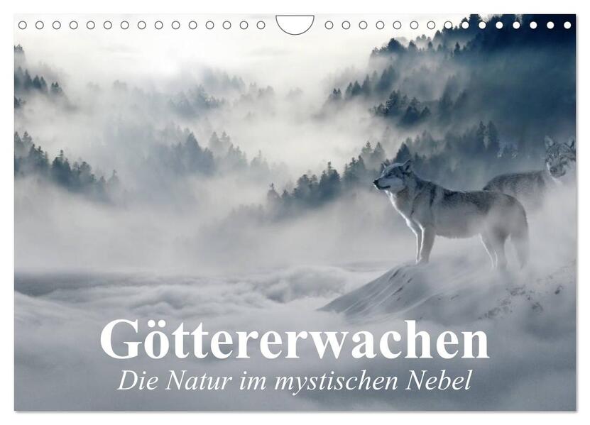 Göttererwachen. Die Natur im mystischen Nebel (Wandkalender 2026 DIN A4 quer) CALVENDO Monatskalender