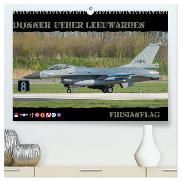 Donner ueber Leeuwarden (hochwertiger Premium Wandkalender 2026 DIN A2 quer) Kunstdruck in Hochglanz
