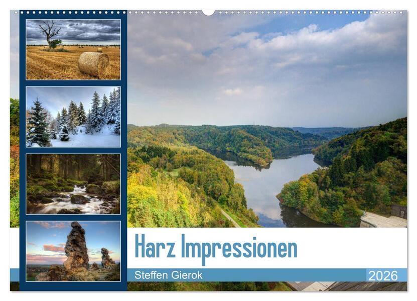 Harz Impressionen (Wandkalender 2026 DIN A2 quer) CALVENDO Monatskalender