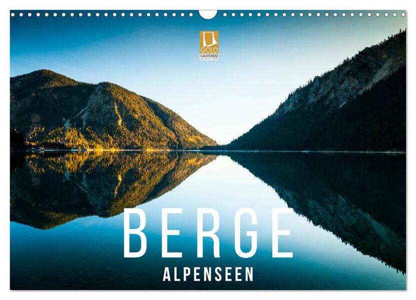 Berge. Alpenseen (Wandkalender 2026 DIN A3 quer) CALVENDO Monatskalender
