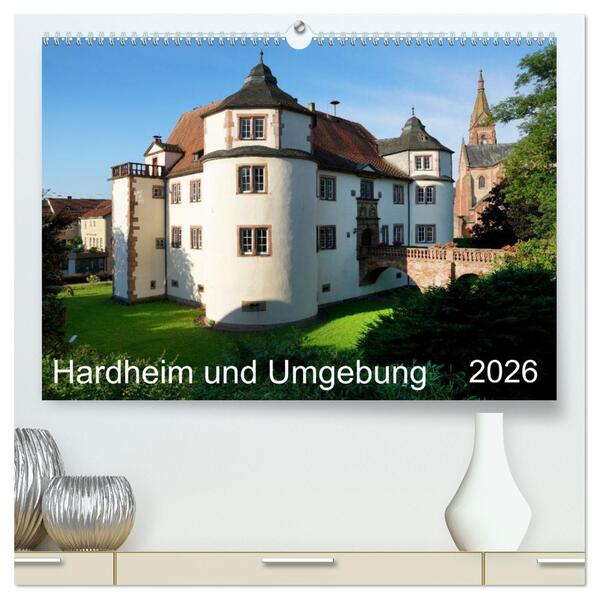 Hardheim und Umgebung (hochwertiger Premium Wandkalender 2026 DIN A2 quer) Kunstdruck in Hochglanz