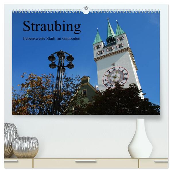 Straubing liebenswerte Stadt im Gäuboden (hochwertiger Premium Wandkalender 2026 DIN A2 quer) Kunstdruck in Hochglanz