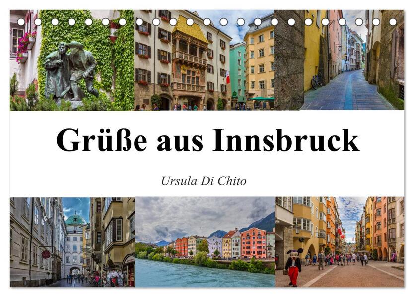Grüße aus Innsbruck (Tischkalender 2026 DIN A5 quer) CALVENDO Monatskalender