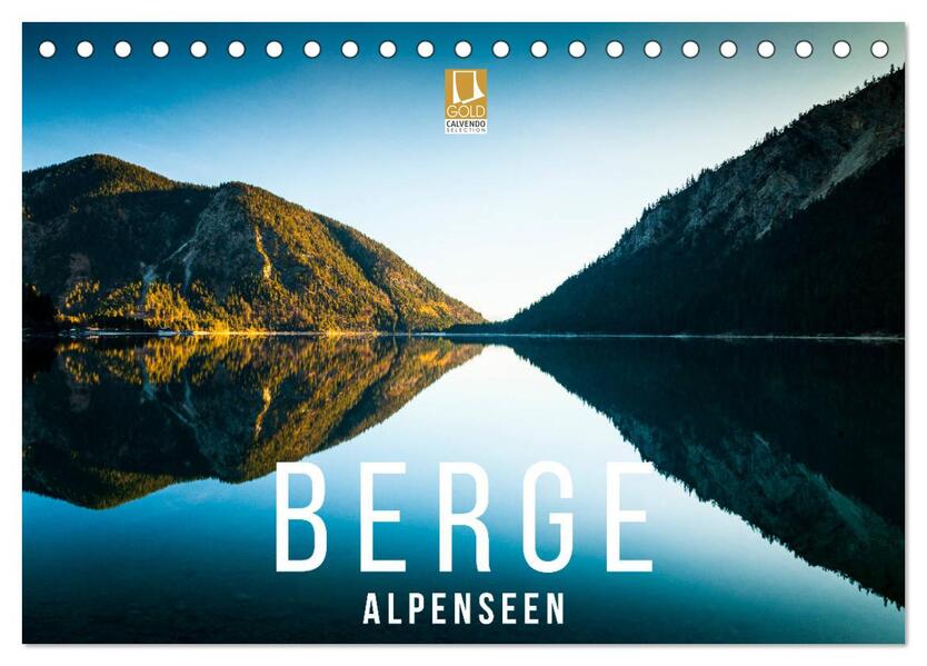 Berge. Alpenseen (Tischkalender 2026 DIN A5 quer) CALVENDO Monatskalender