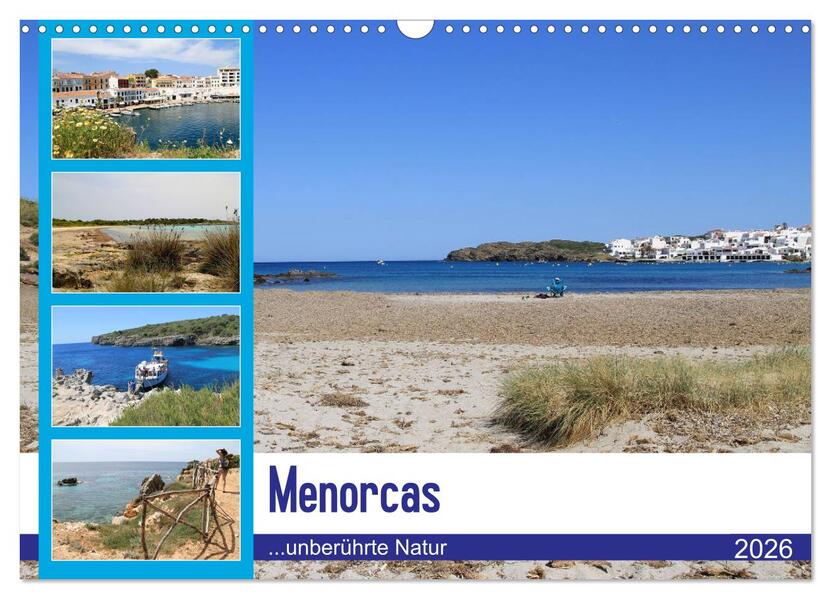 Menorcas unberührte Natur (Wandkalender 2026 DIN A3 quer) CALVENDO Monatskalender