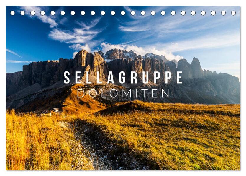 Sellagruppe. Dolomiten (Tischkalender 2026 DIN A5 quer) CALVENDO Monatskalender