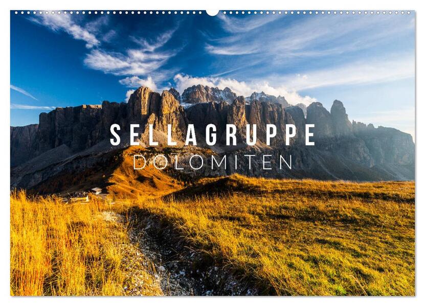 Sellagruppe. Dolomiten (Wandkalender 2026 DIN A2 quer) CALVENDO Monatskalender