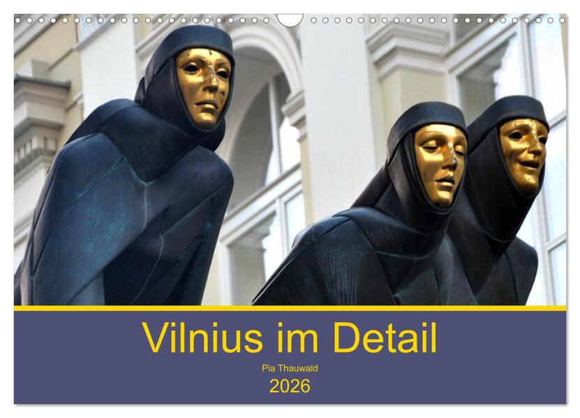 Vilnius im Detail (Wandkalender 2026 DIN A3 quer) CALVENDO Monatskalender