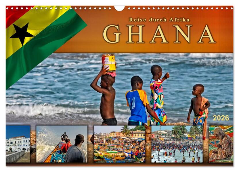 Reise durch Afrika - Ghana (Wandkalender 2026 DIN A3 quer) CALVENDO Monatskalender