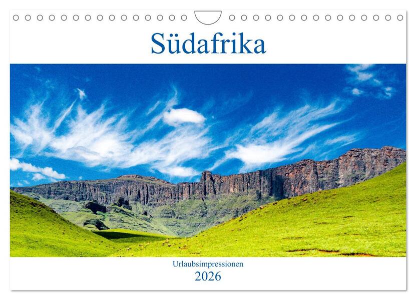 Südafrika - Urlaubsimpressionen (Wandkalender 2026 DIN A4 quer) CALVENDO Monatskalender
