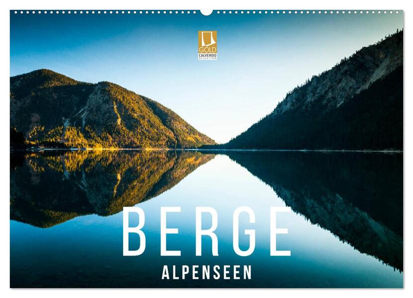Berge. Alpenseen (Wandkalender 2026 DIN A2 quer) CALVENDO Monatskalender
