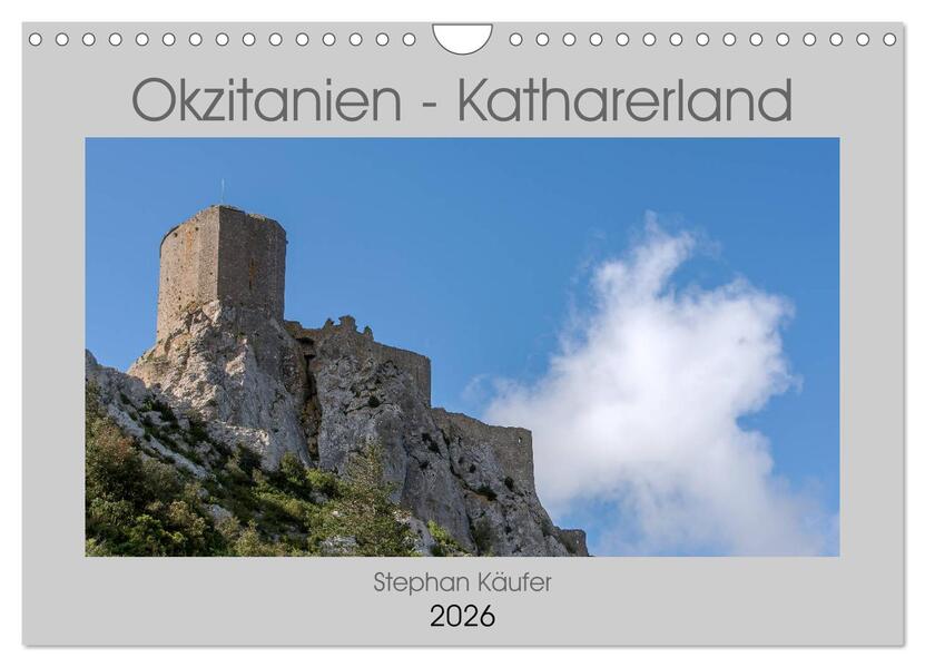 Okzitanien - Katharerland (Wandkalender 2026 DIN A4 quer) CALVENDO Monatskalender