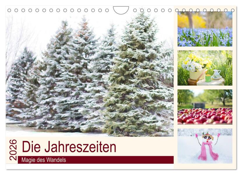 Die Jahreszeiten. Magie des Wandels (Wandkalender 2026 DIN A4 quer) CALVENDO Monatskalender