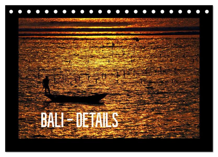 Bali - Details (Tischkalender 2026 DIN A5 quer) CALVENDO Monatskalender