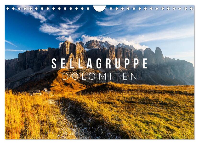 Sellagruppe. Dolomiten (Wandkalender 2026 DIN A4 quer) CALVENDO Monatskalender