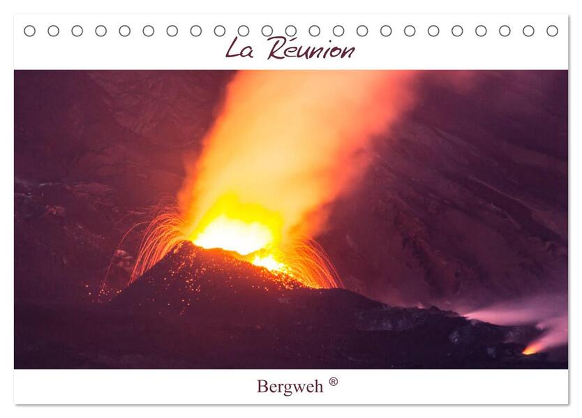 La Réunion - Bergweh ® (Tischkalender 2026 DIN A5 quer) CALVENDO Monatskalender
