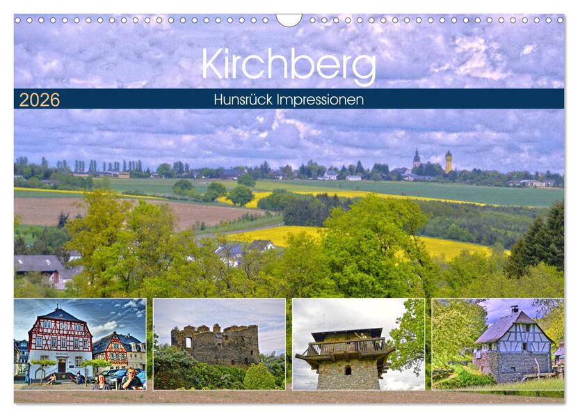 Kirchberg Hunsrück Impressionen (Wandkalender 2026 DIN A3 quer) CALVENDO Monatskalender
