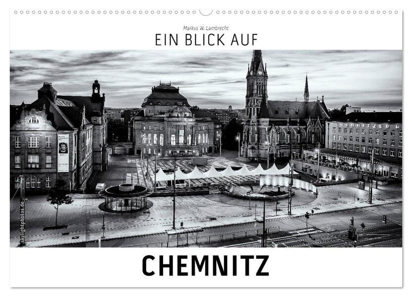 Ein Blick auf Chemnitz (Wandkalender 2026 DIN A2 quer) CALVENDO Monatskalender