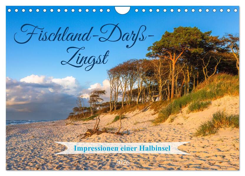 Fischland-Darß-Zingst 2026 Impressionen einer Halbinsel (Wandkalender 2026 DIN A4 quer) CALVENDO Monatskalender