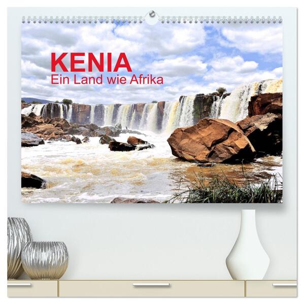 Kenia - Ein Land wie Afrika (hochwertiger Premium Wandkalender 2026 DIN A2 quer) Kunstdruck in Hochglanz