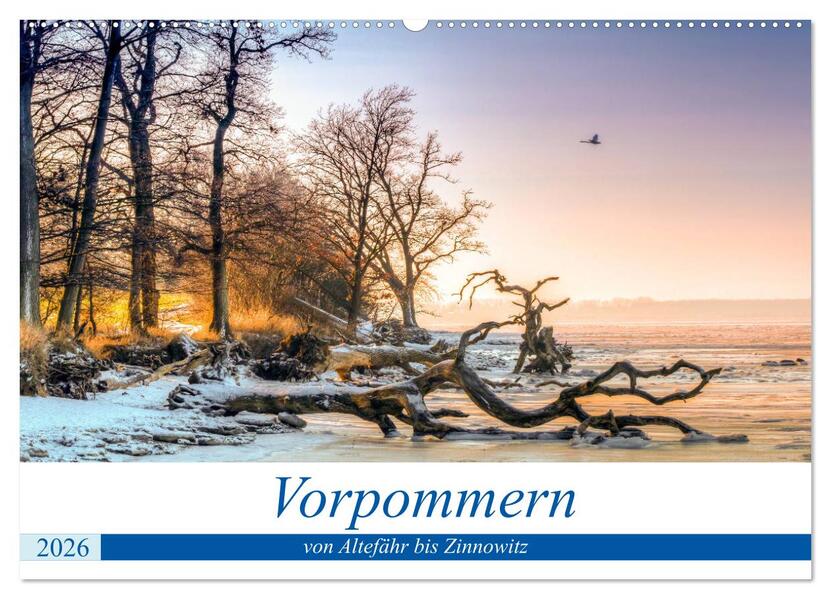 Vorpommern - von Altefähr bis Zinnowitz (Wandkalender 2026 DIN A2 quer) CALVENDO Monatskalender