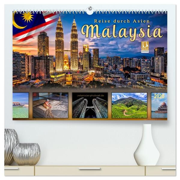 Reise durch Asien - Malaysia (hochwertiger Premium Wandkalender 2026 DIN A2 quer) Kunstdruck in Hochglanz