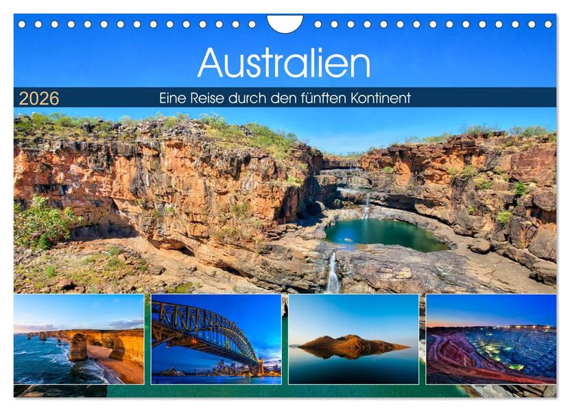 Australien - Travel The Gravel (Wandkalender 2026 DIN A4 quer) CALVENDO Monatskalender