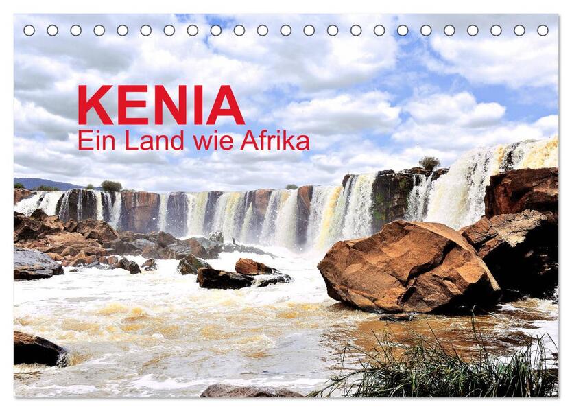 Kenia - Ein Land wie Afrika (Tischkalender 2026 DIN A5 quer) CALVENDO Monatskalender