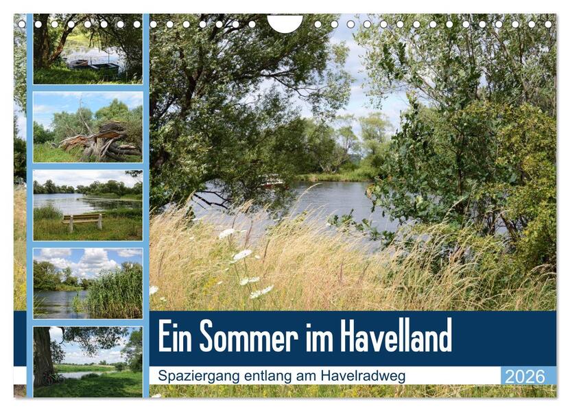Ein Sommer im Havelland - Spaziergang entlang am Havelradweg (Wandkalender 2026 DIN A4 quer) CALVENDO Monatskalender