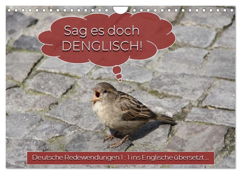 Sag es doch DENGLISCH (Wandkalender 2026 DIN A4 quer) CALVENDO Monatskalender