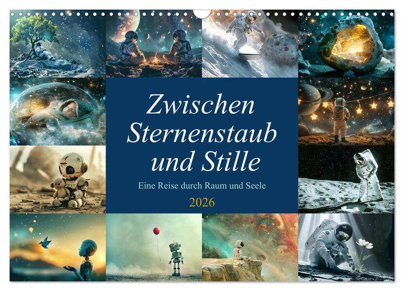 Zwischen Sternenstaub und Stille (Wandkalender 2026 DIN A3 quer) CALVENDO Monatskalender