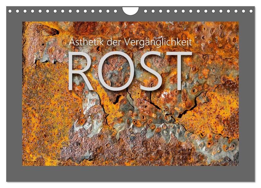 Rost - Ästhetik der Vergänglichkeit (Wandkalender 2026 DIN A4 quer) CALVENDO Monatskalender