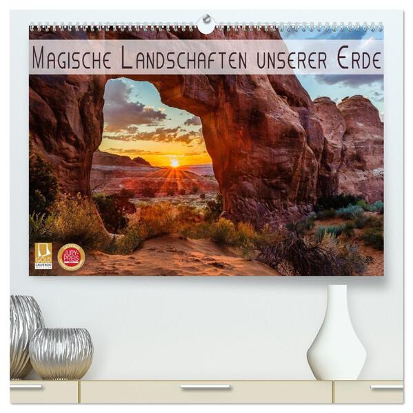 Magische Landschaften unserer Erde (hochwertiger Premium Wandkalender 2026 DIN A2 quer) Kunstdruck in Hochglanz