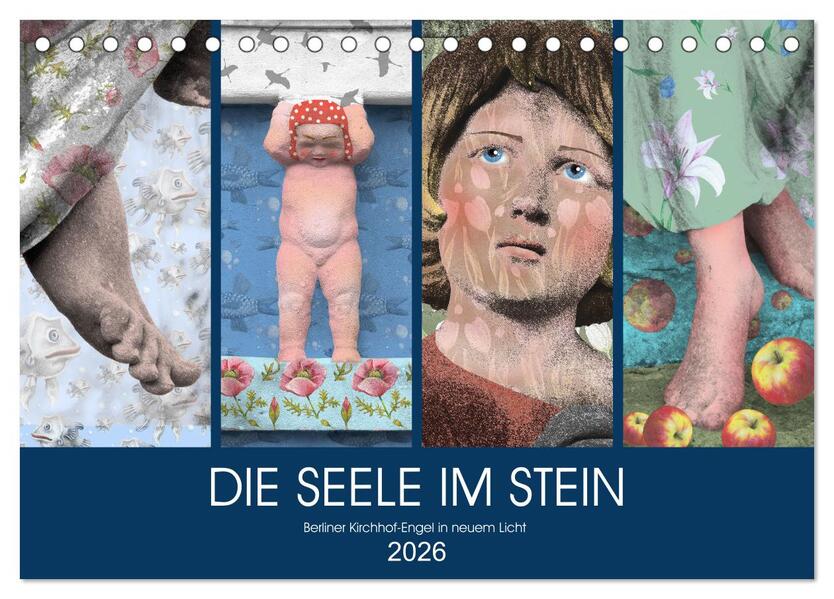 DIE SEELE IM STEIN (Tischkalender 2026 DIN A5 quer) CALVENDO Monatskalender