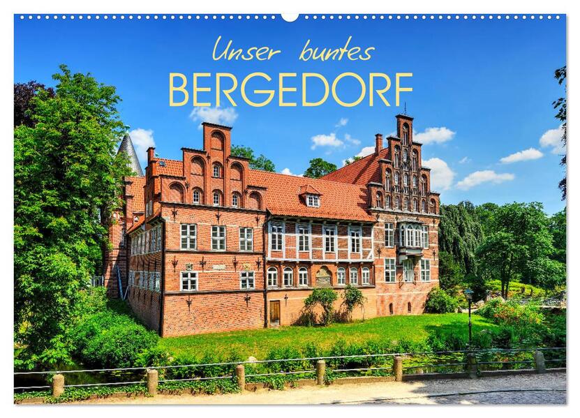 Unser buntes Bergedorf (Wandkalender 2026 DIN A2 quer) CALVENDO Monatskalender