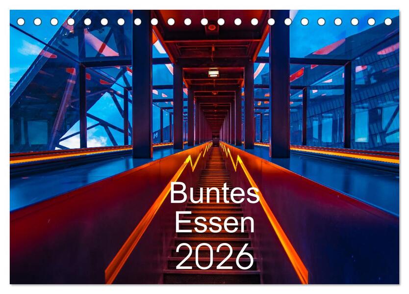 Buntes Essen 2026 (Tischkalender 2026 DIN A5 quer) CALVENDO Monatskalender