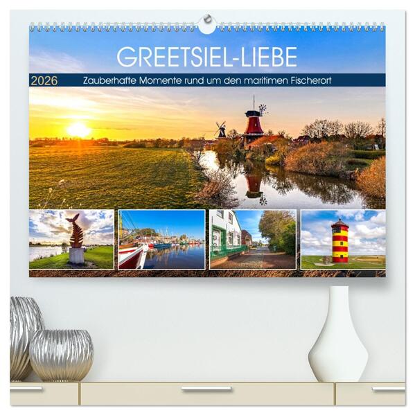 GREETSIEL-LIEBE (hochwertiger Premium Wandkalender 2026 DIN A2 quer) Kunstdruck in Hochglanz