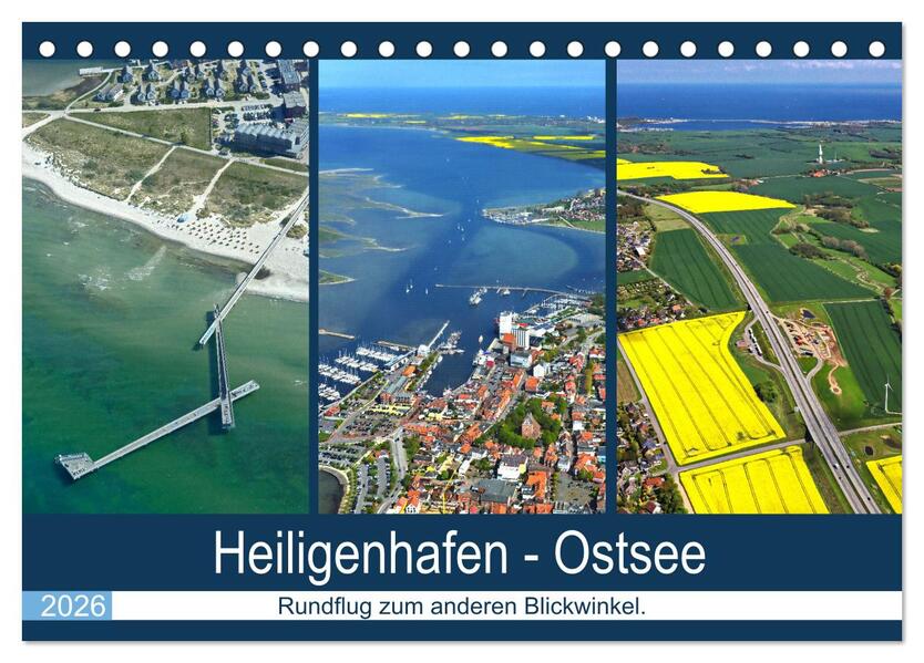 Heiligenhafen - Ostsee (Tischkalender 2026 DIN A5 quer) CALVENDO Monatskalender