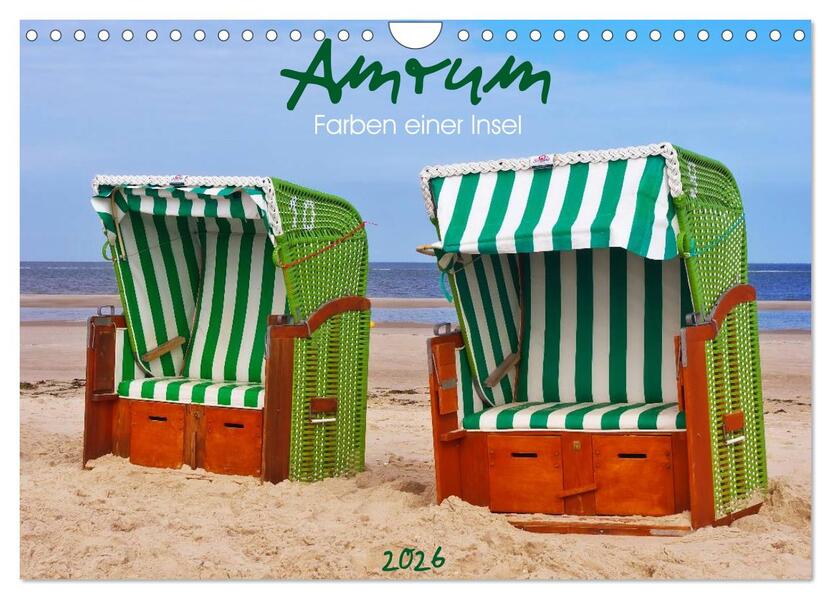 Amrum - Farben einer Insel (Wandkalender 2026 DIN A4 quer) CALVENDO Monatskalender