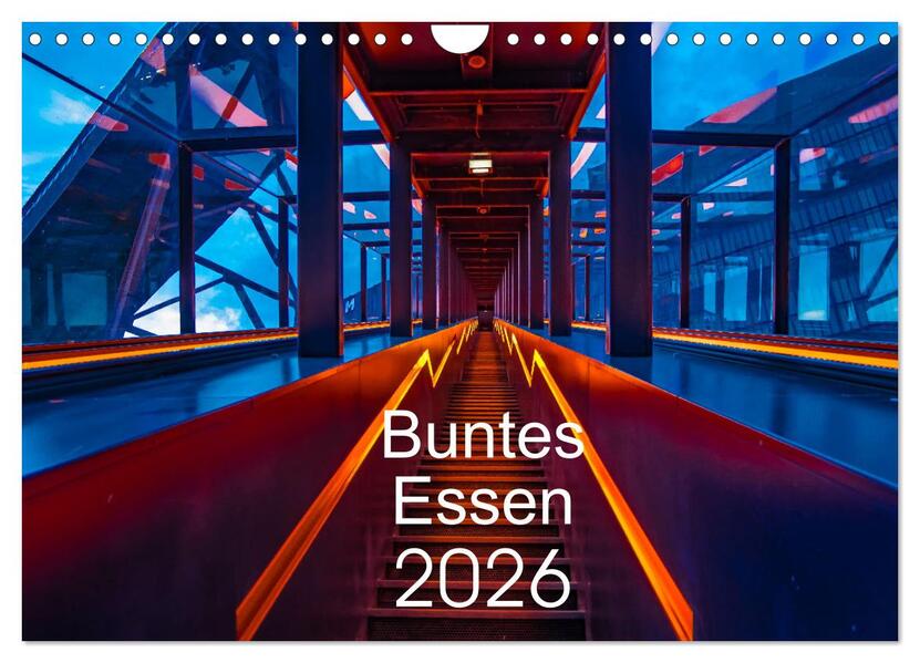 Buntes Essen 2026 (Wandkalender 2026 DIN A4 quer) CALVENDO Monatskalender